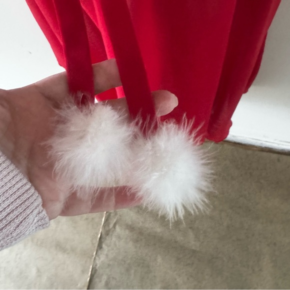 Cinema Elotile red Santa sheer nightie size XL (C1) - Picture 2 of 10